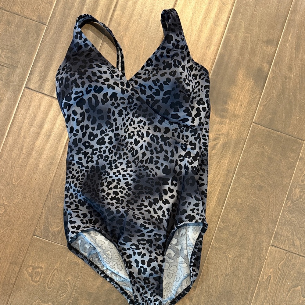 Miraclesuit Black Leopard Print One Piece Swimsuit